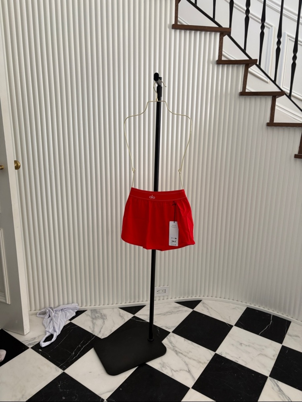 ALO Yoga Red Mini Skort